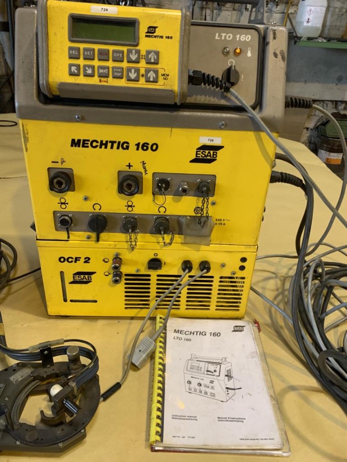 Auction For Orbital-Schweißgerät EASB MECHTIG 160 / ESAB LTO 160